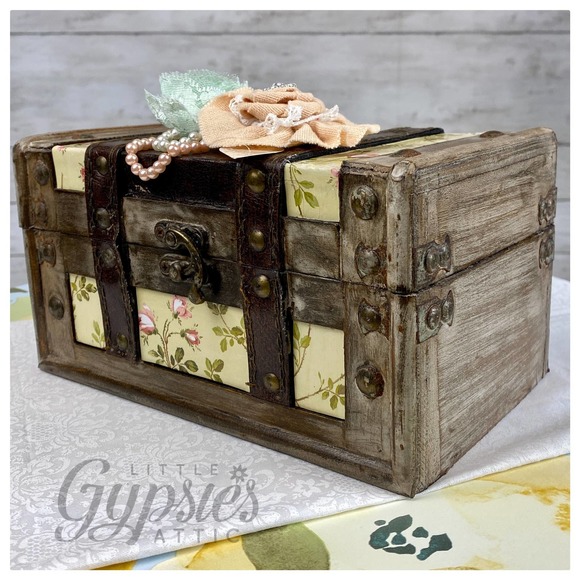 Shabby Chic Victorian Hand-crafted Box - Picture 3 of 12